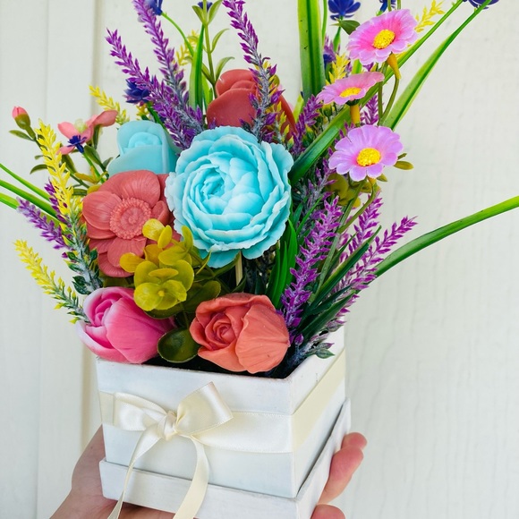 Handmade Soap Flowers - Picture 2 of 6